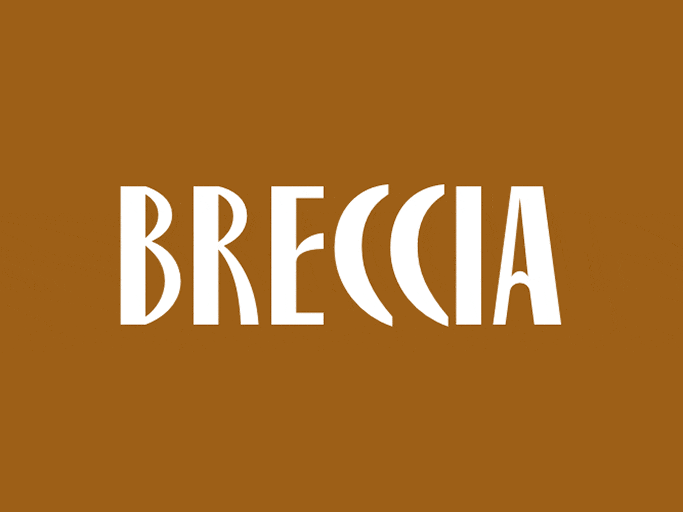 Breccia Font Design Mixed Widths And Weights